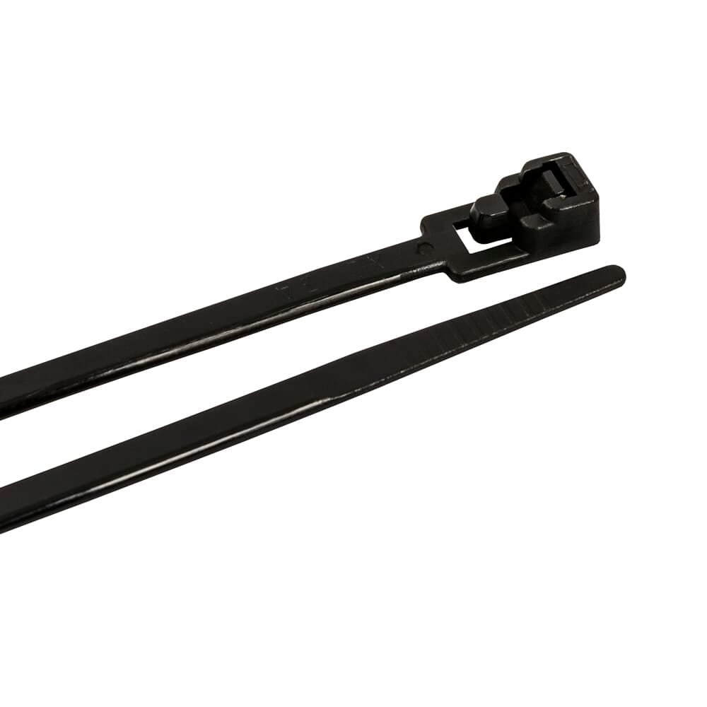 62056 Cable Ties, 8 in Black Relea